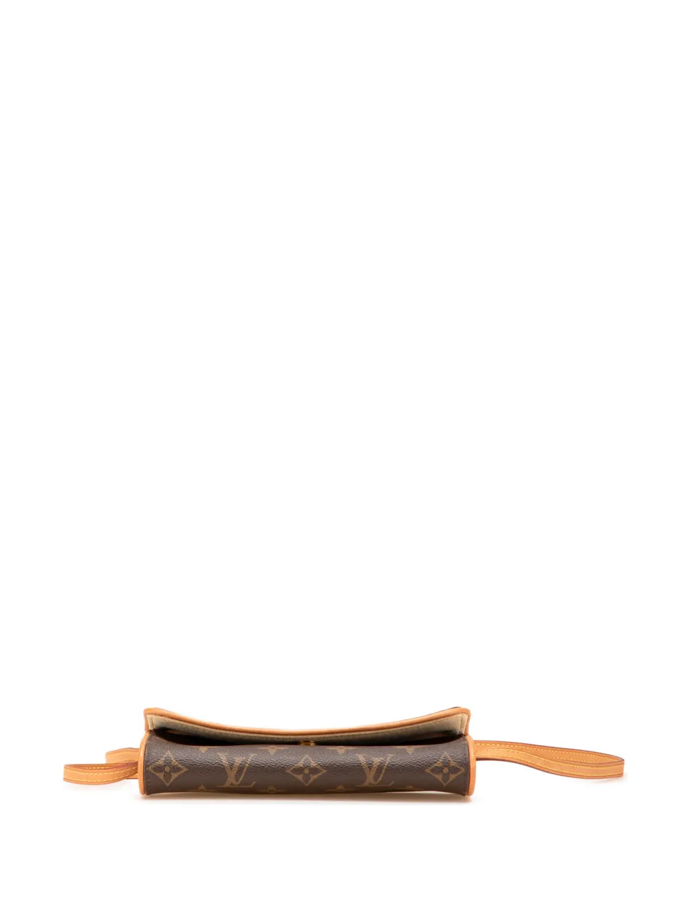 Pre-owned Louis Vuitton 2000 Monogram Pochette Twin Pm Crossbody Bag