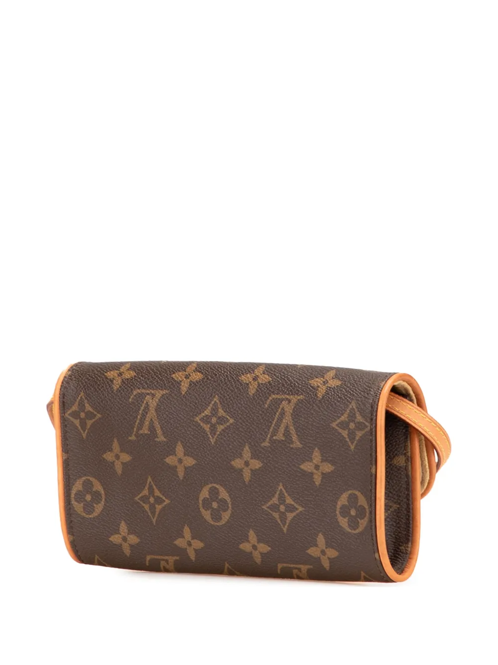 Pre-owned Louis Vuitton 2000 Monogram Pochette Twin Pm Crossbody Bag