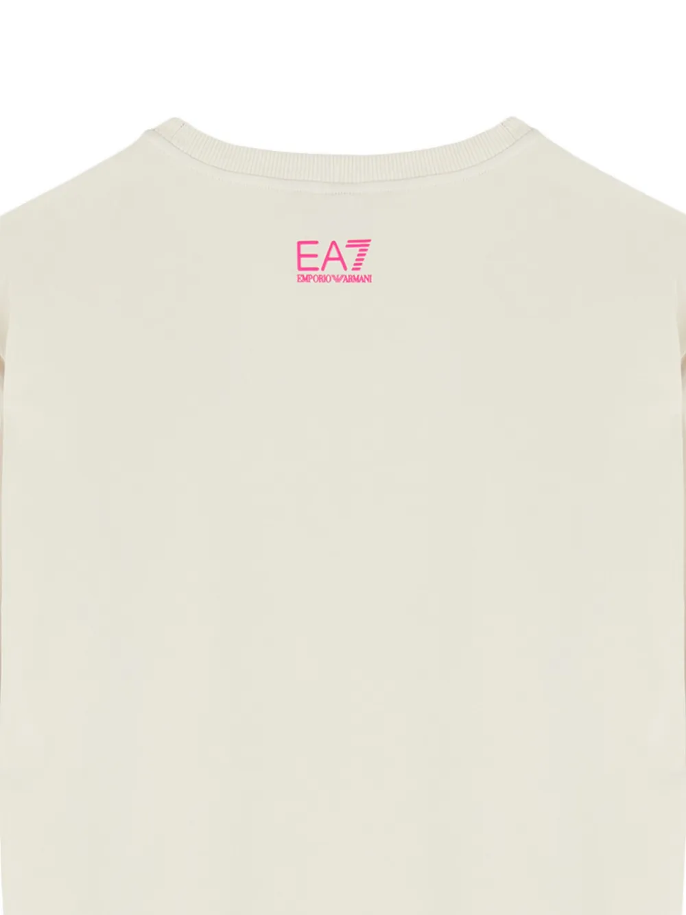 Emporio Armani Kids EA7 logo sweatshirt Beige