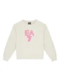 Emporio Armani Kids EA7 logo sweatshirt - Neutrals