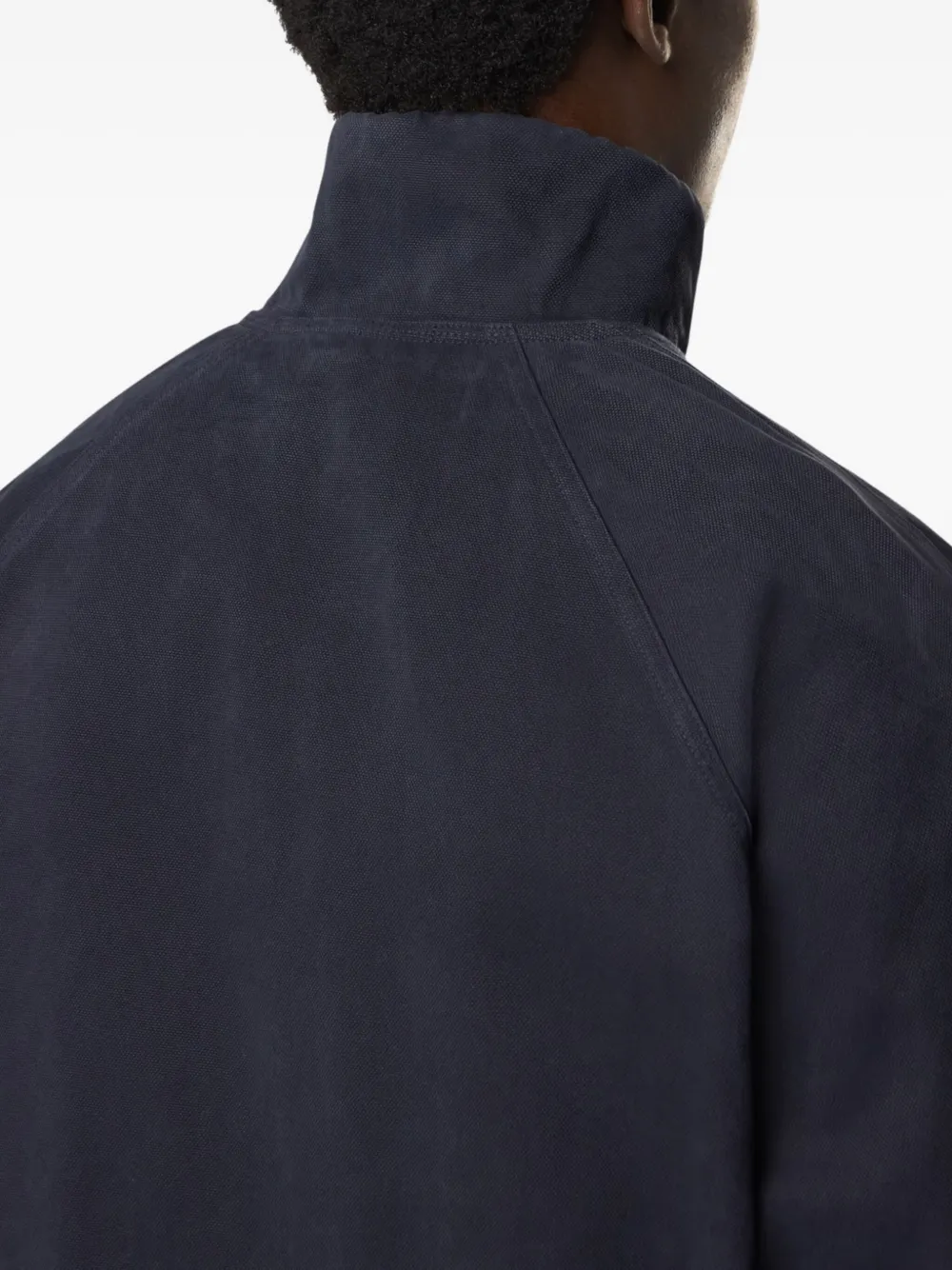 Stone Island zip-fastening welt-pockets sweatshirt Blauw