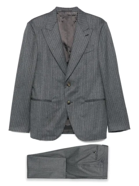 Caruso costume en laine à rayures