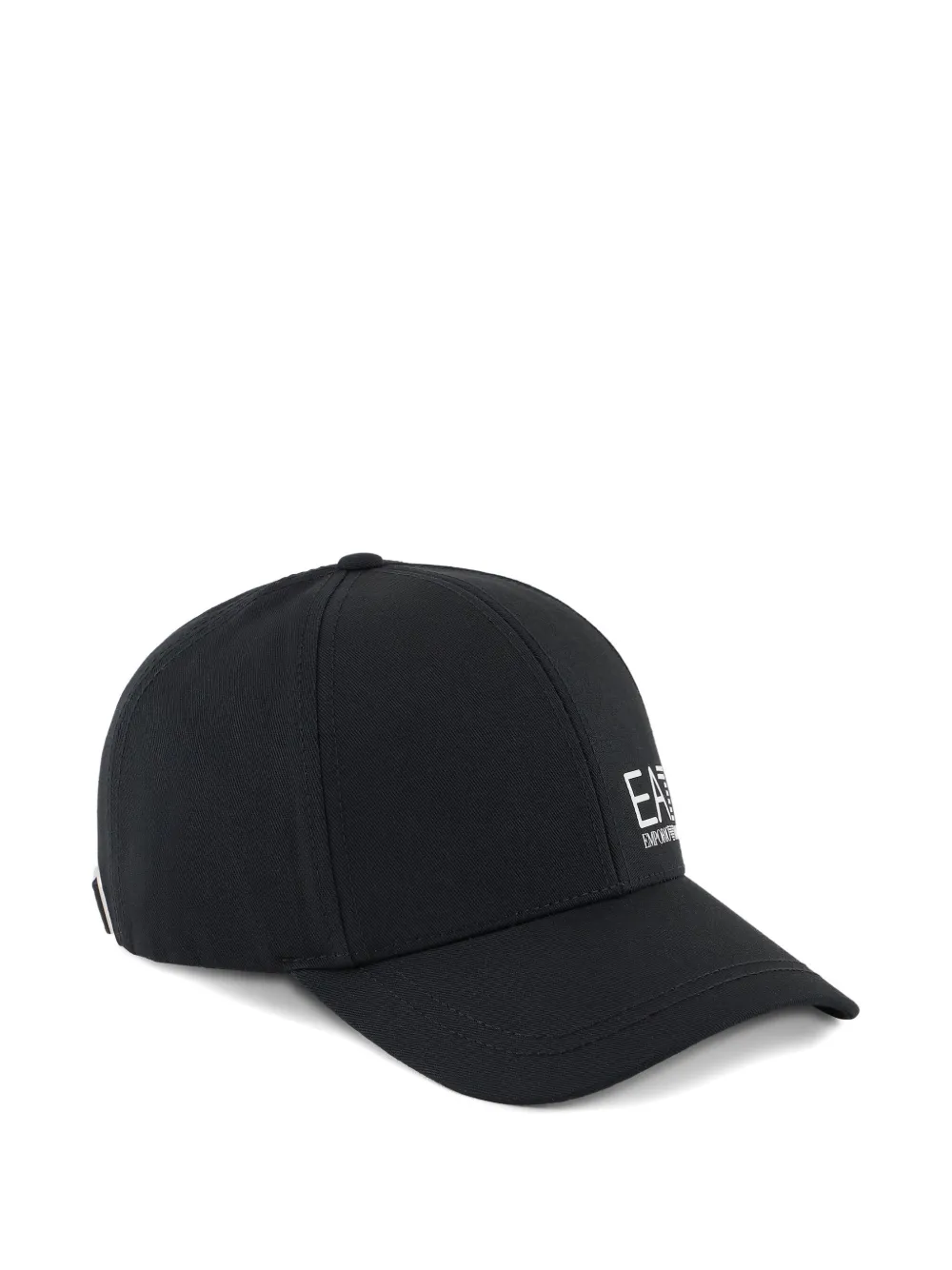 Emporio Ar i Kids logo-embroidered baseball cap Zwart