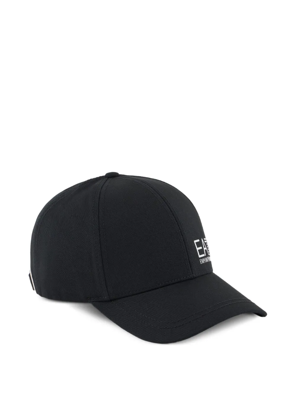 Emporio Ar i Kids Honkbalpet met geborduurd logo Zwart