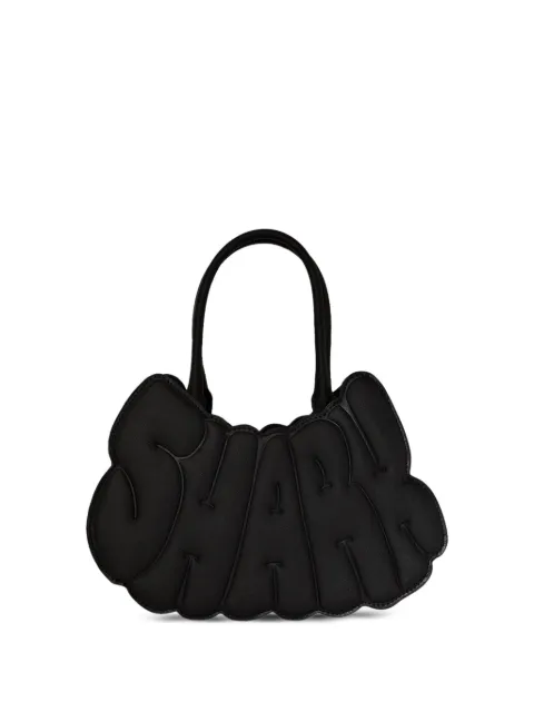 sprayground kid shark-word shoulder bag