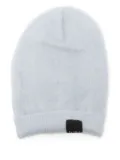 Nº21 logo-tag mohair beanie - Blue