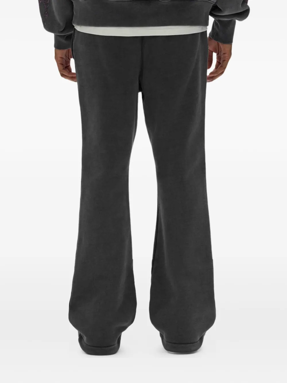 Purple Brand Broek met geborduurd logo Zwart