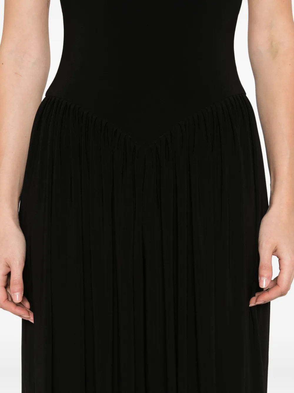 Norma Kamali Kenny halterneck jumpsuit Zwart