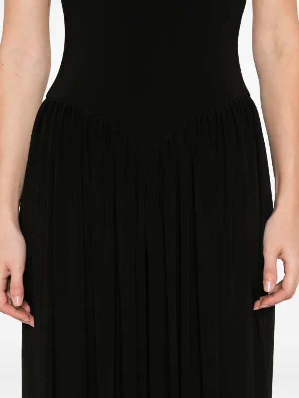 Norma Kamali Kenny Halterneck Jumpsuit | Black | FARFETCH