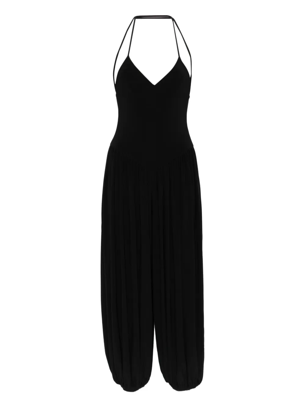 Norma Kamali Kenny halterneck jumpsuit | Black | Image 1