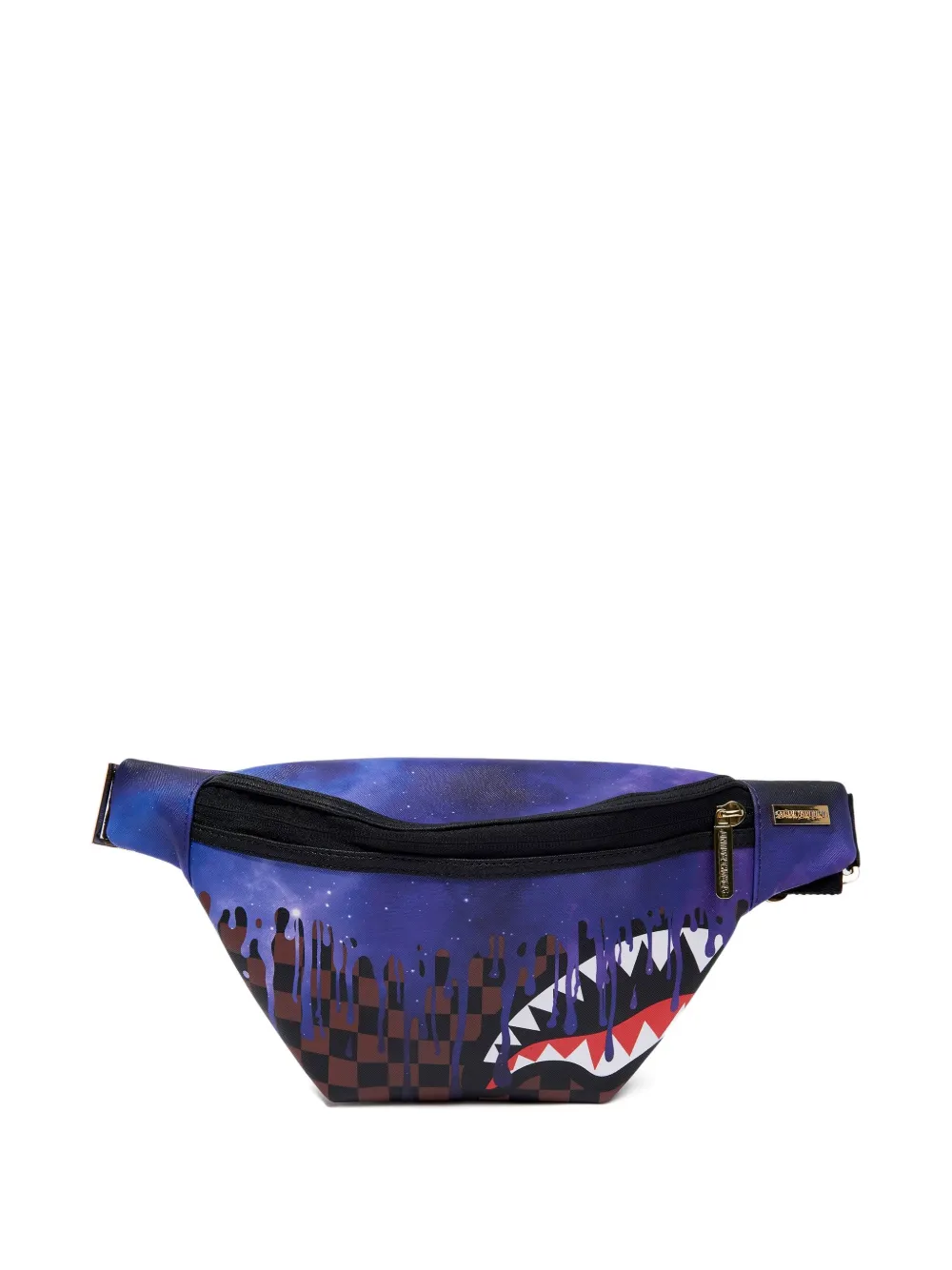 sprayground kid galaxy-shark-tooth belt bag - パープル sprayground kid galaxy-shark-tooth belt bag - パープル