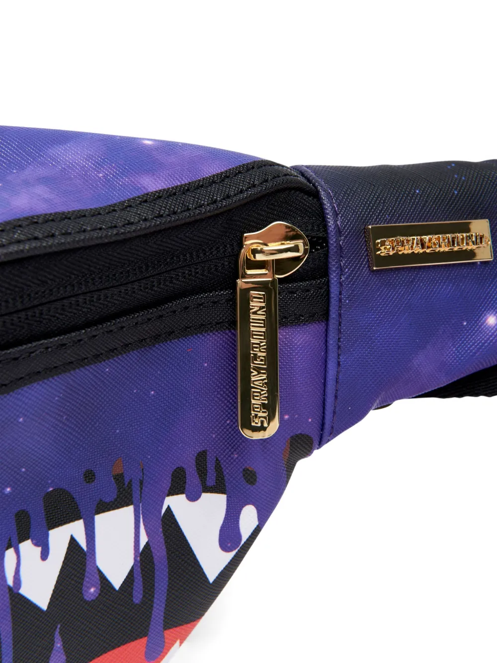 sprayground kid Galaxy heuptas met haaientand Paars