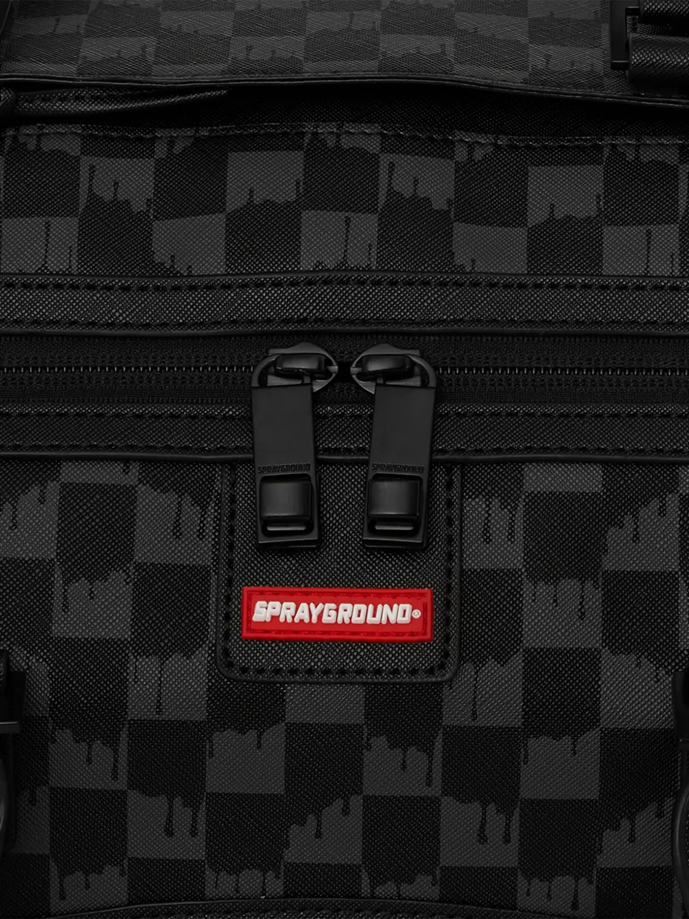 sprayground kid Geruite duffeltas Zwart