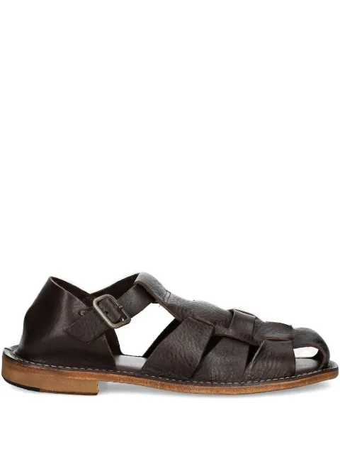 Astorflex leather woven sandals