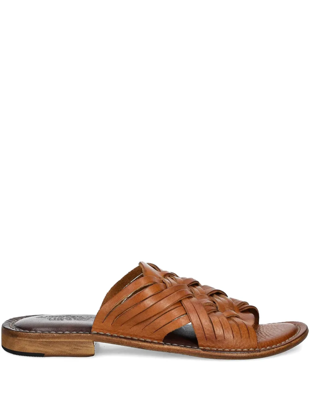 Astorflex Erelflex woven leather sandals Brown