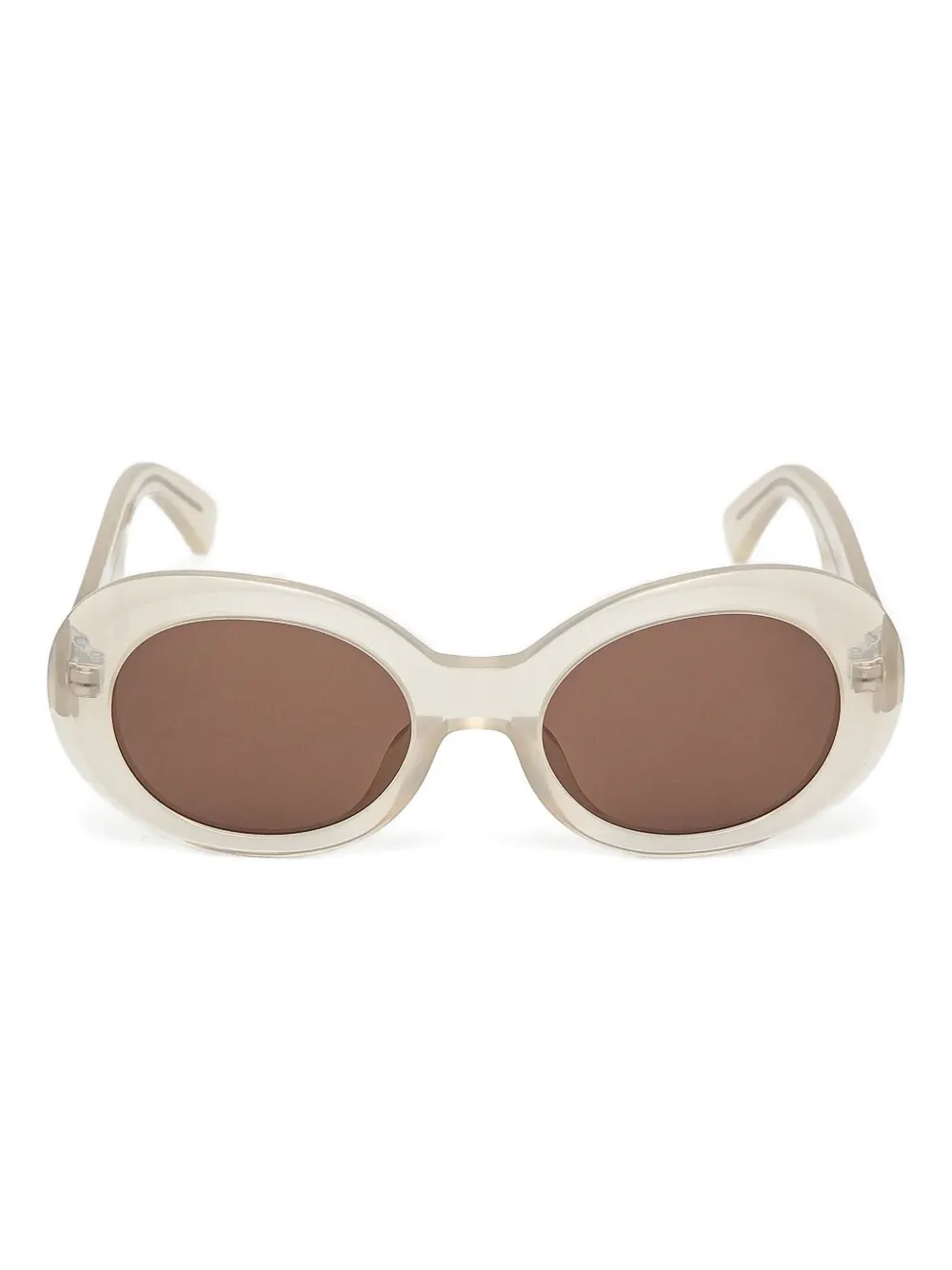 Ambush Eyewear oval-frame sunglasses Beige