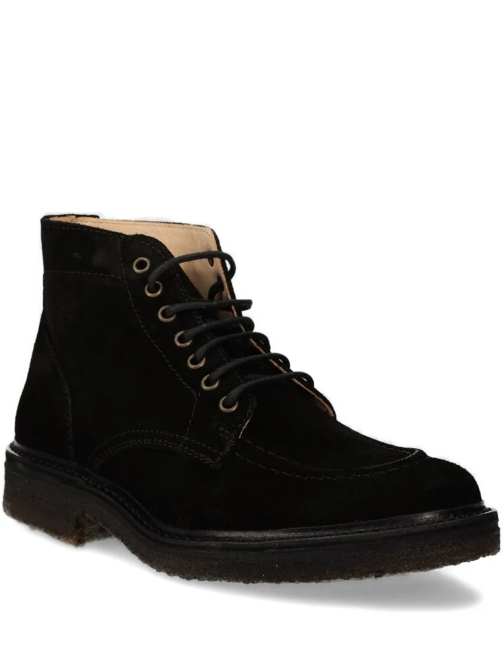 Astorflex lace-up suede boots Black