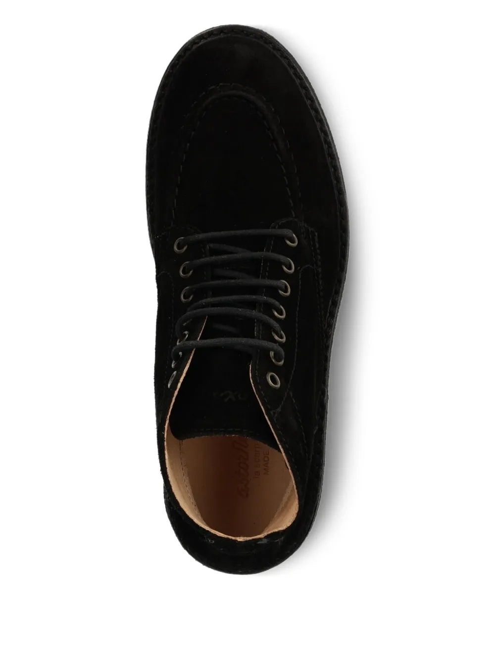 Astorflex lace-up suede boots Black