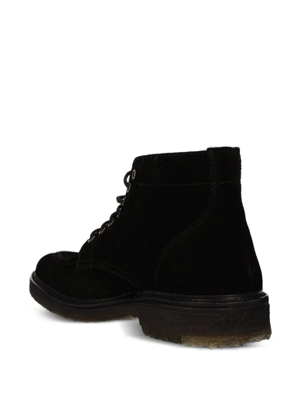Astorflex lace-up suede boots Black