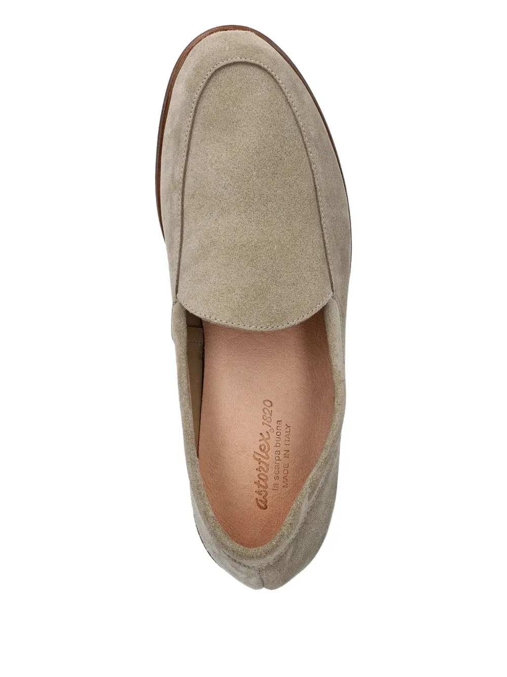 Astorflex Lobbyflex suede loafers Neutrals