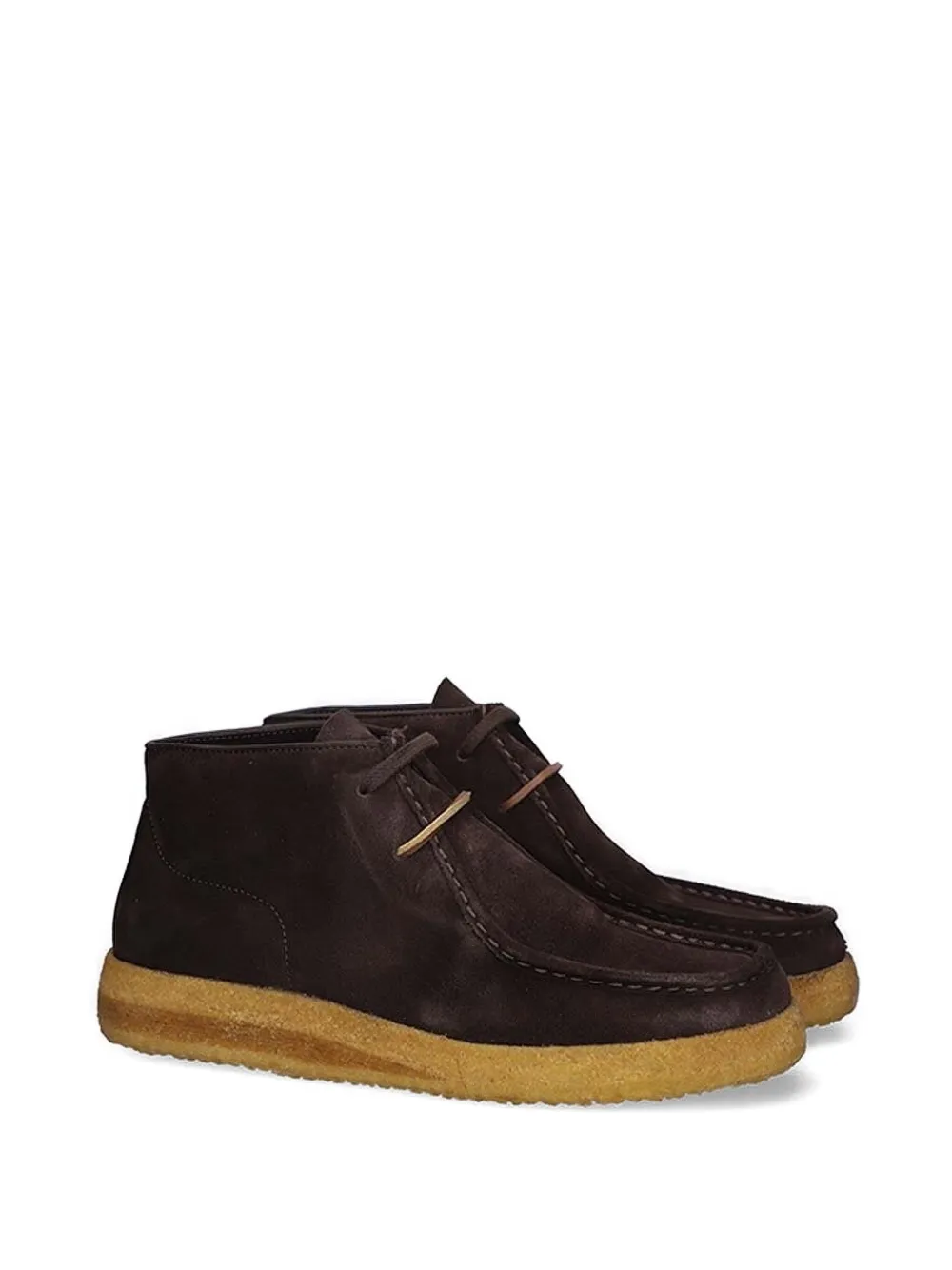 Astorflex suede lace-up boots Brown