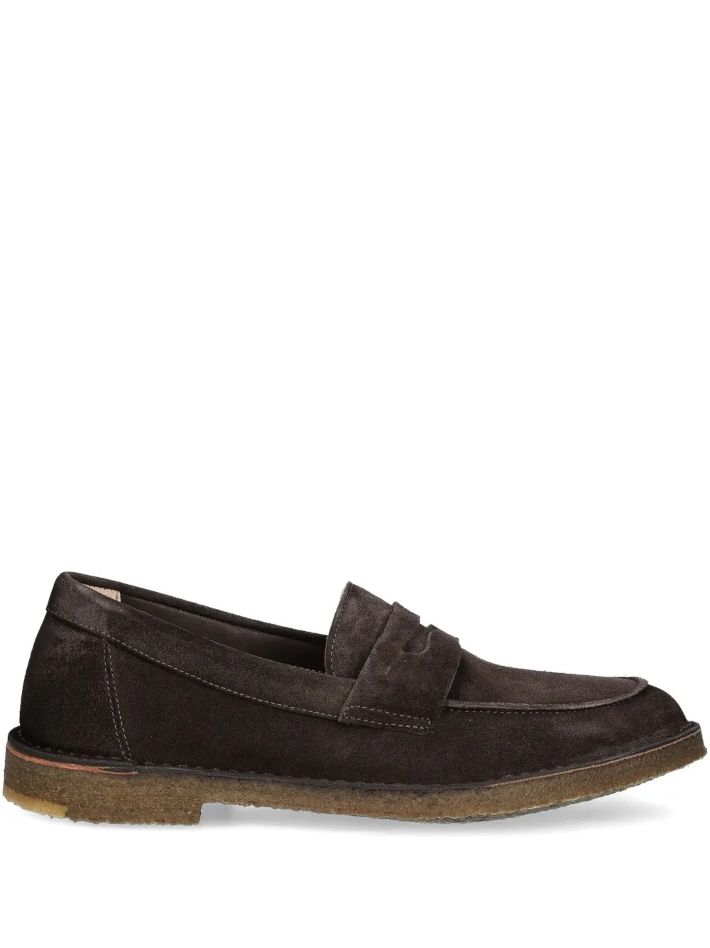 Astorflex Penny Suede Loafers In Brown