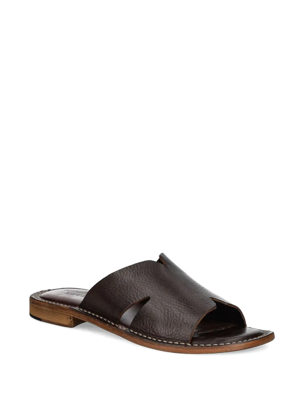 Astorflex Leren sandalen met uitgesneden details - Bruin