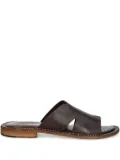 Astorflex leather cut-out sandals - Brown