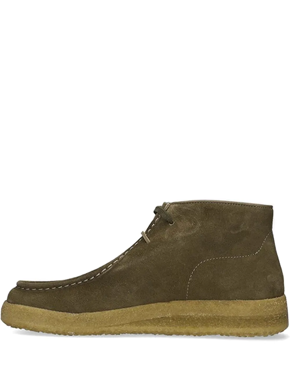 Astorflex suede lace-up boots Green