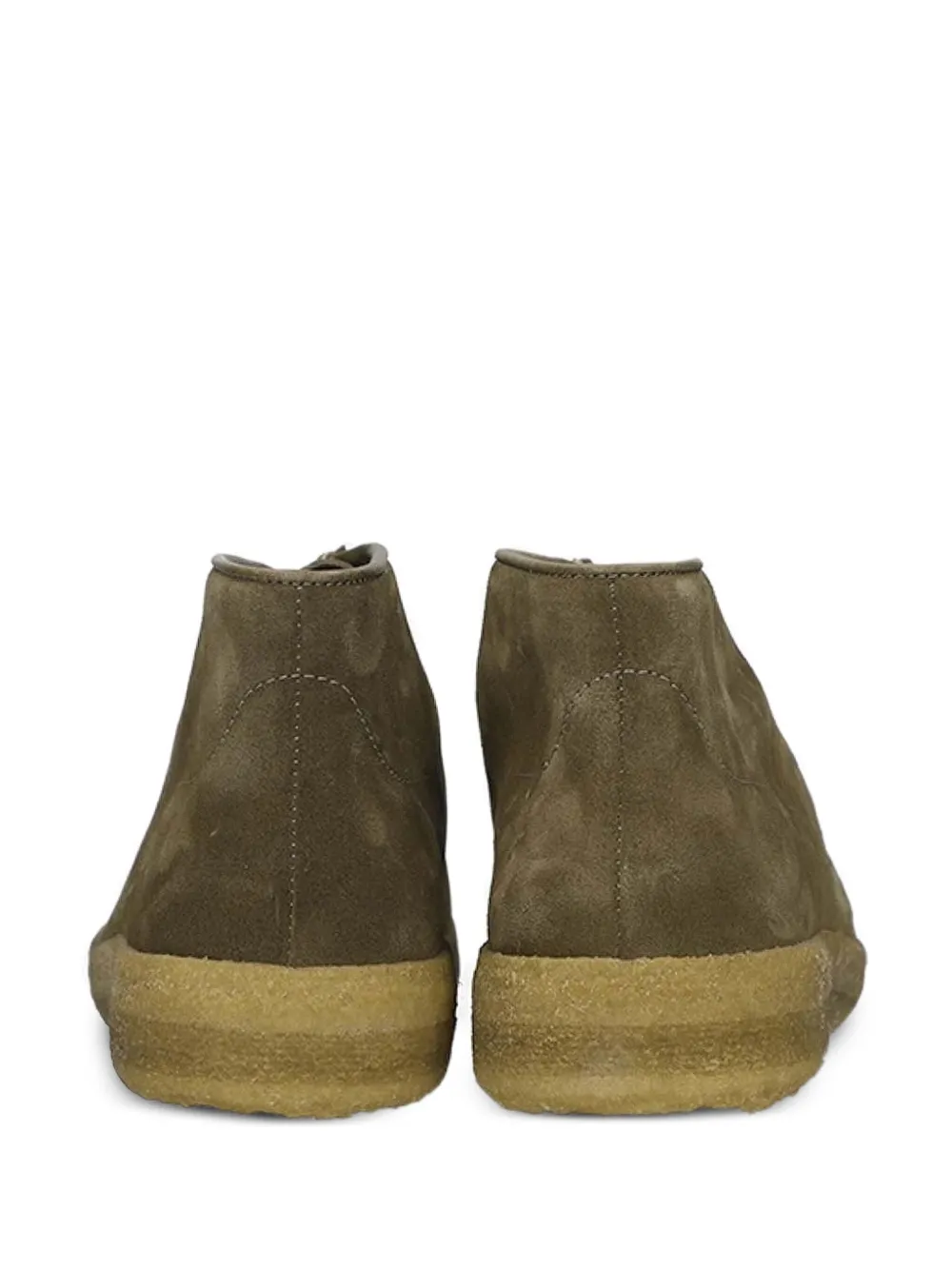 Astorflex suede lace-up boots Green