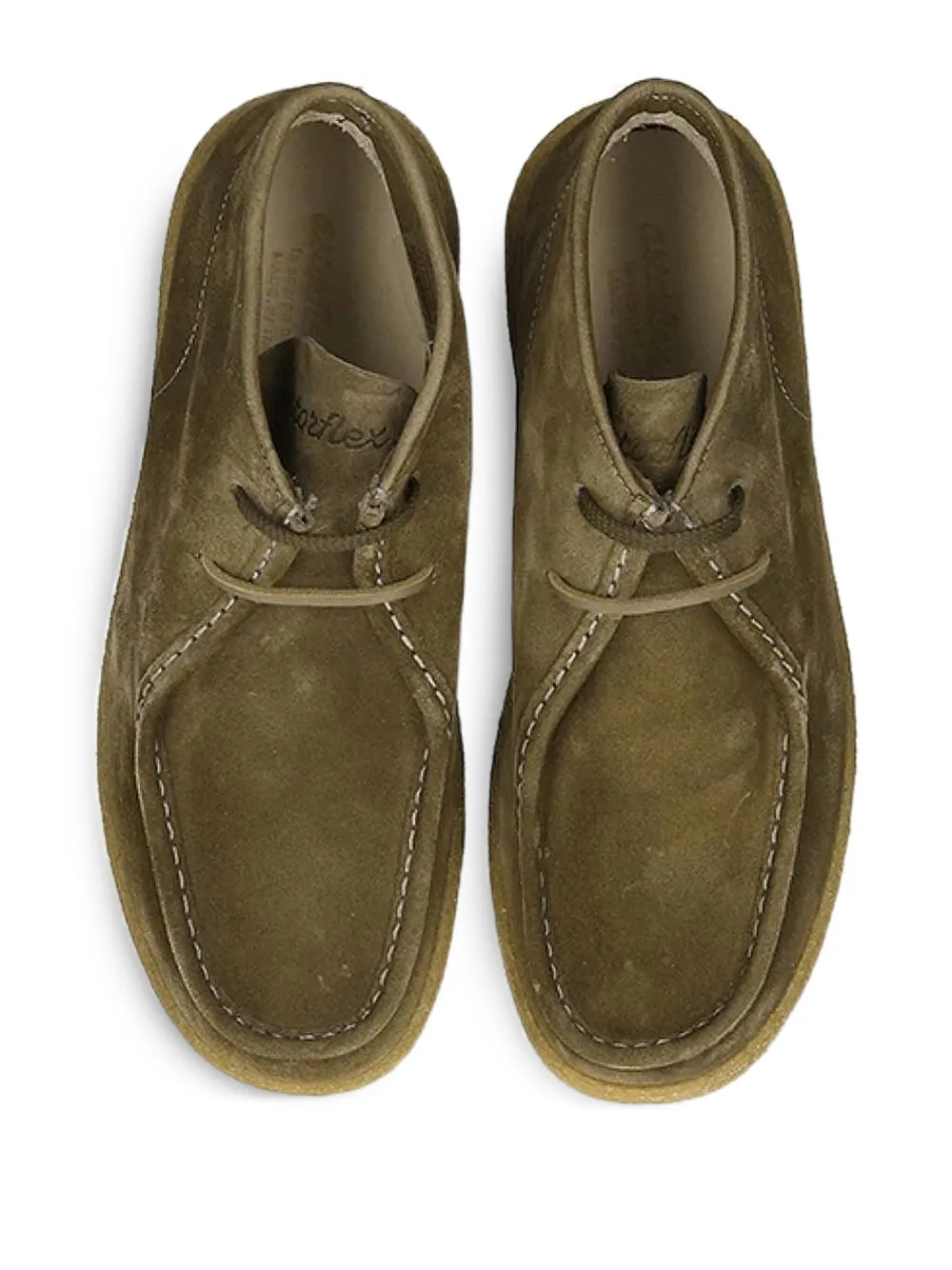 Astorflex suede lace-up boots Green