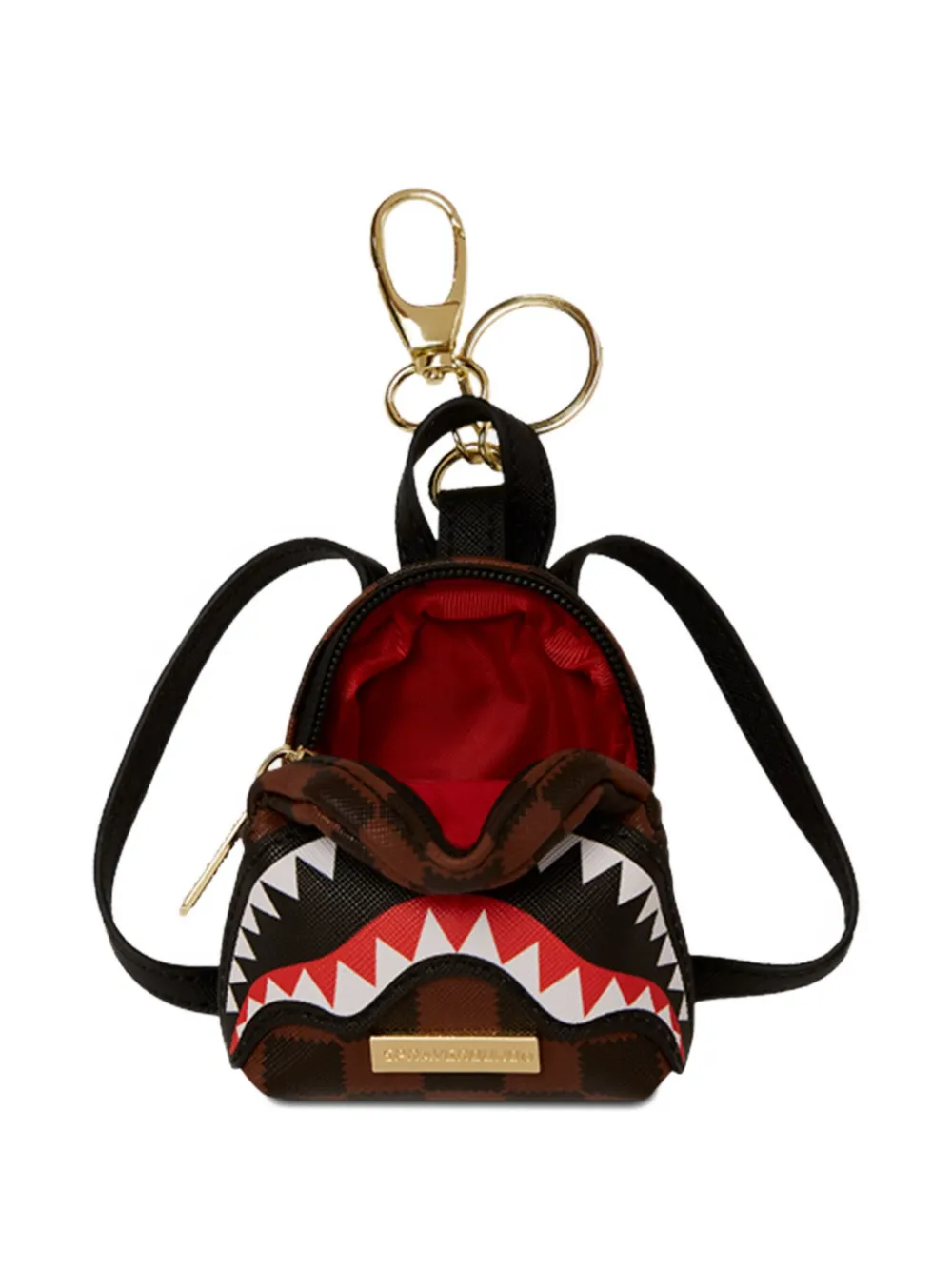 Sprayground Geruite sleutelhanger Bruin