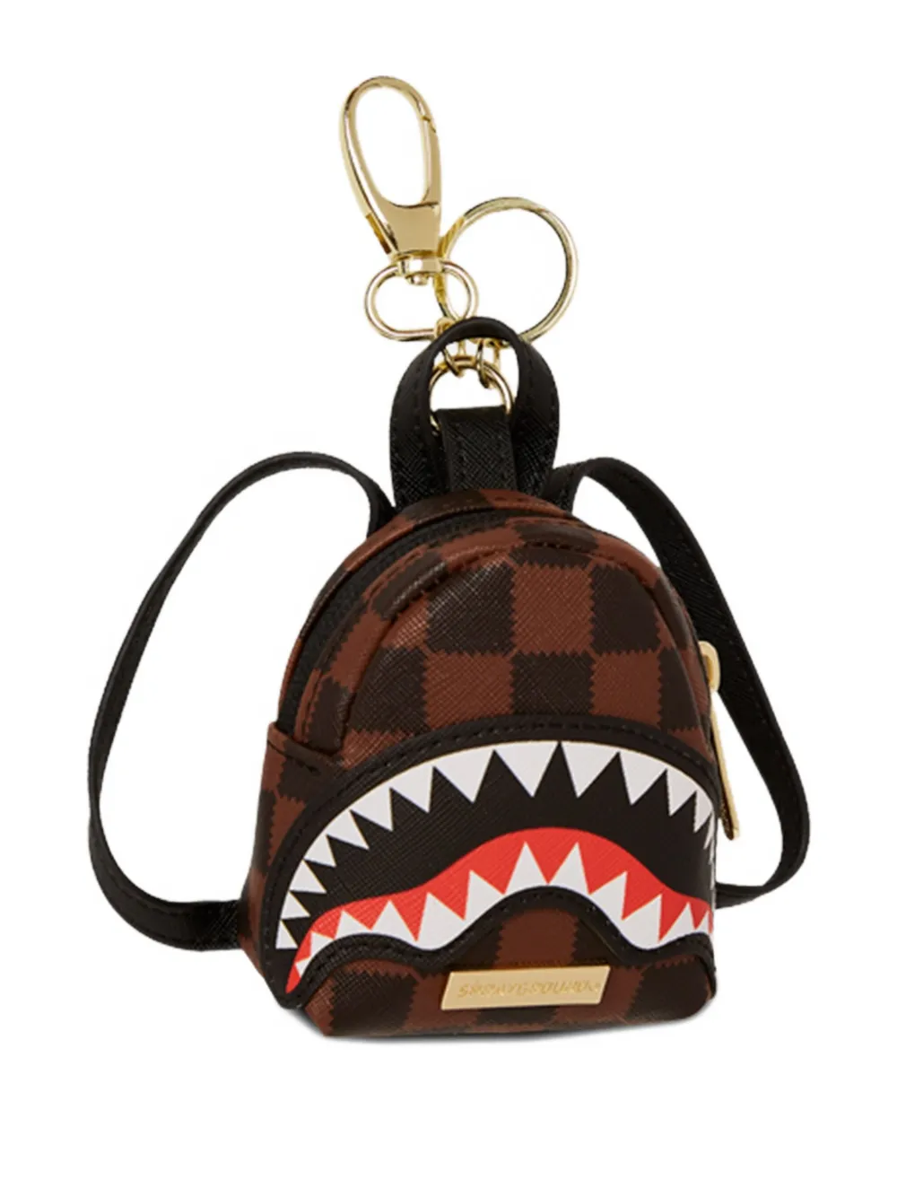 Sprayground Geruite sleutelhanger Bruin