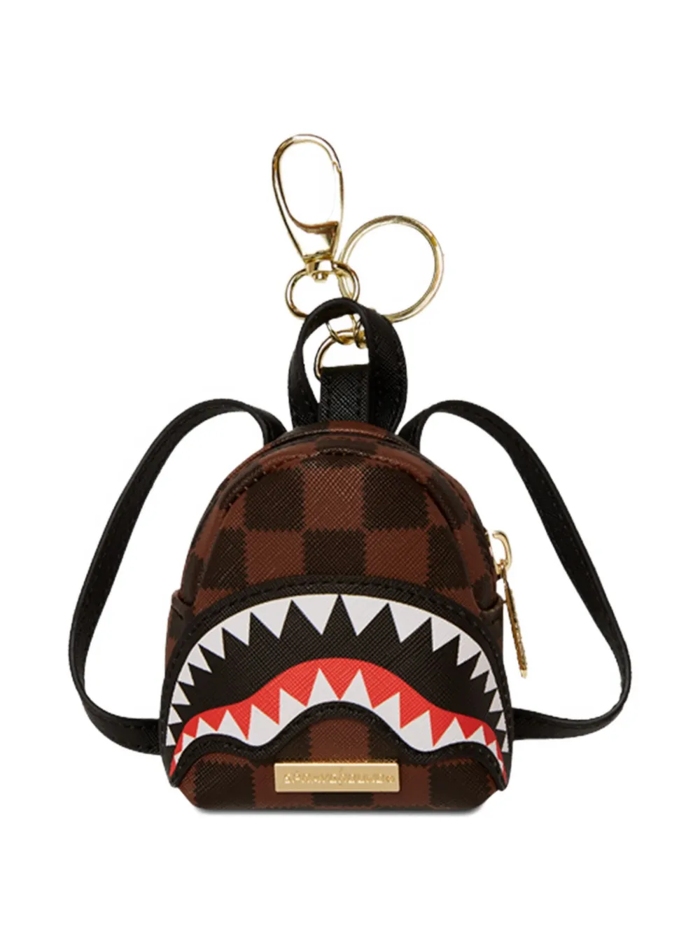 Sprayground Geruite sleutelhanger Bruin