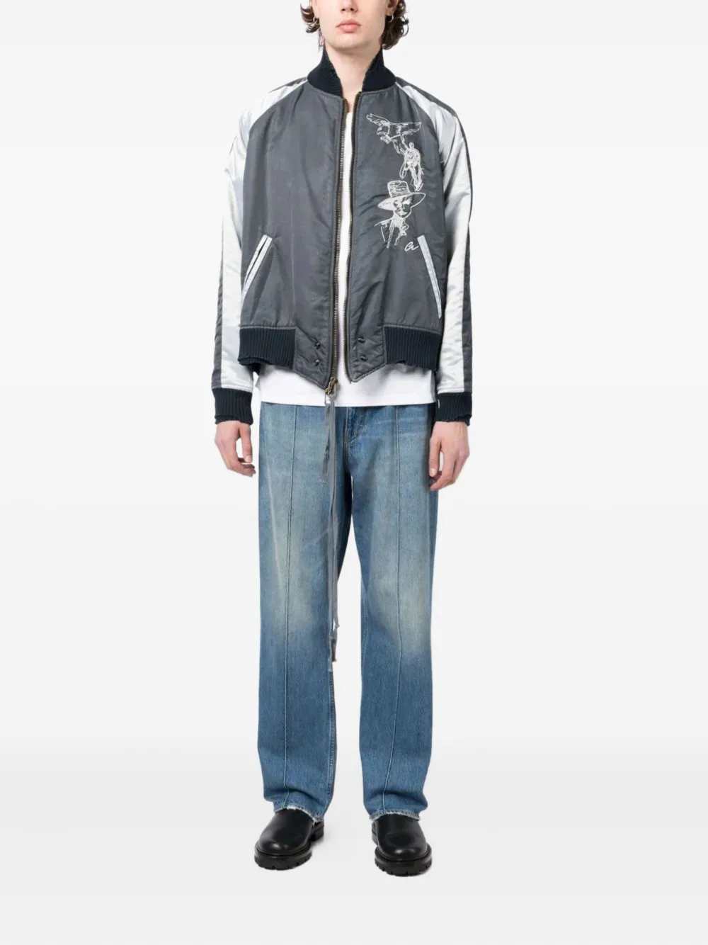 Greg Lauren embroidered bomber jacket | Bomber Jackets | Image 2