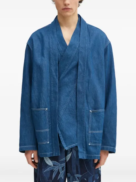 Kenzo denim wrap jacket