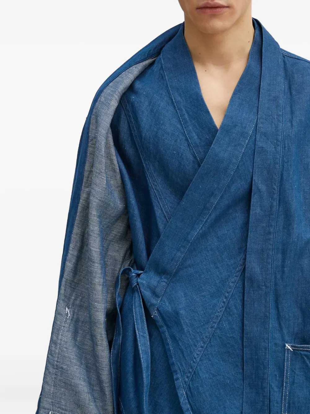 Kenzo Denim wikkeljack Blauw