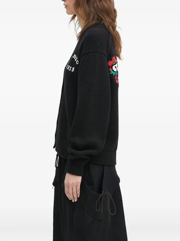 KENZO ヴェルデ　カーディガン Kenzo x Verdy ジャカード カーディガン | ブルー | FARFETCH JP