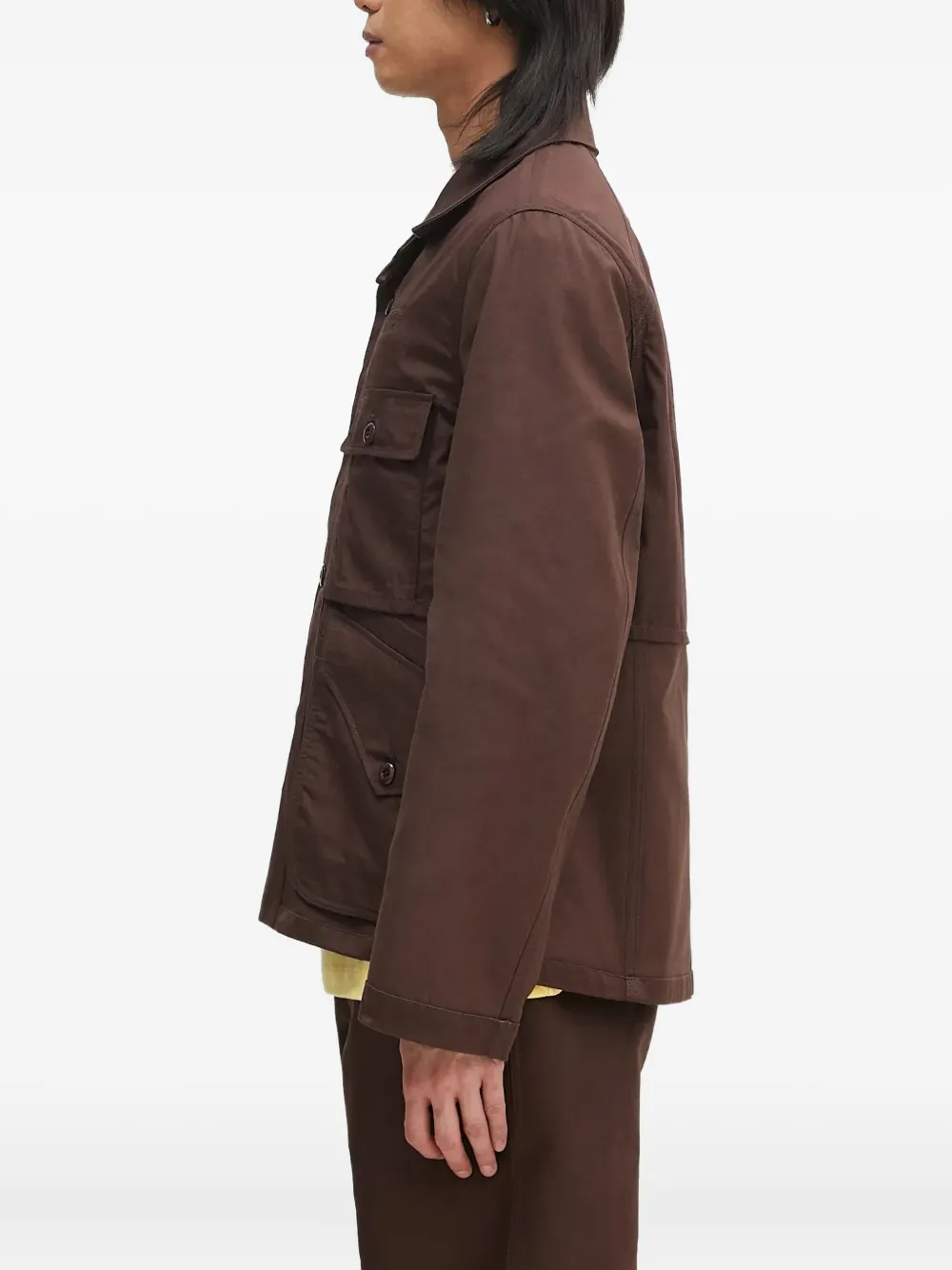 Kenzo Omkeerbaar jack met knopen Bruin