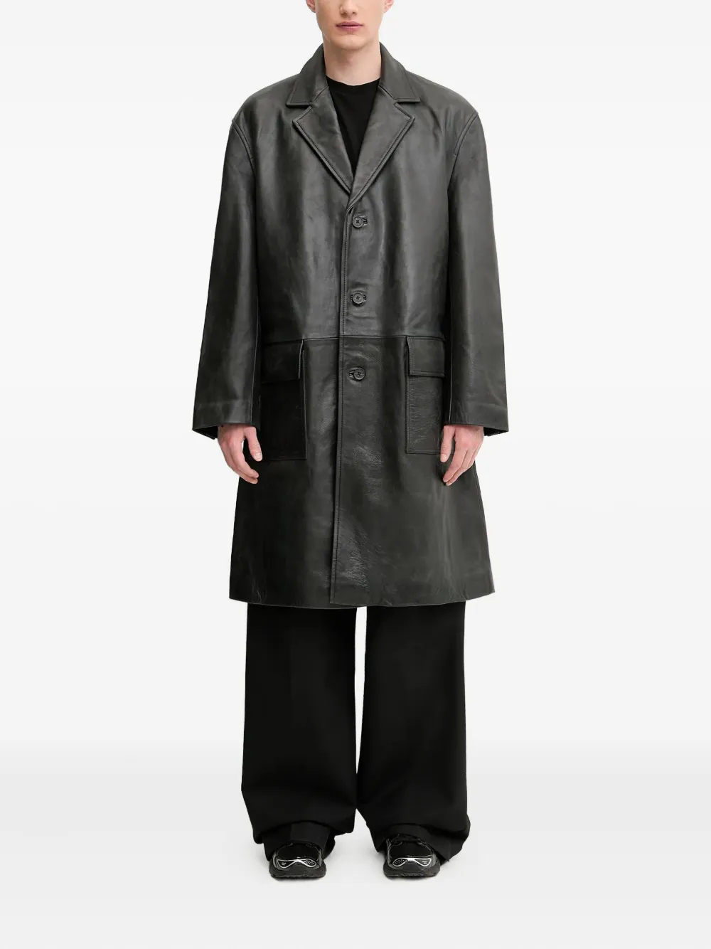 1017 ALYX 9SM Leren jas Zwart