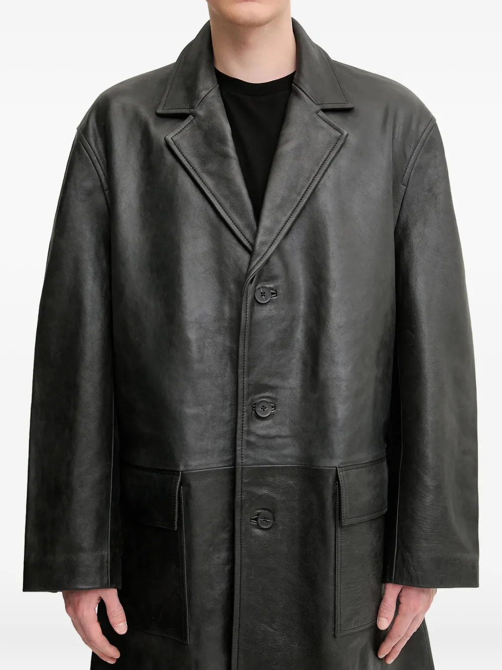 1017 ALYX 9SM Leren jas Zwart
