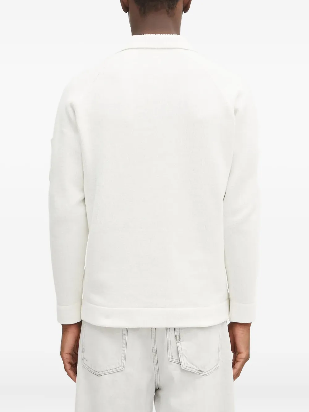 C.P. Company Poloshirt met Lens-zak Wit