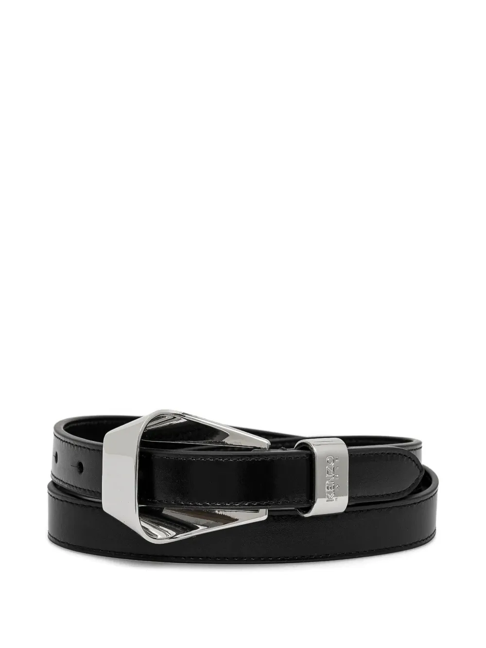 Kenzo Leren riem Zwart