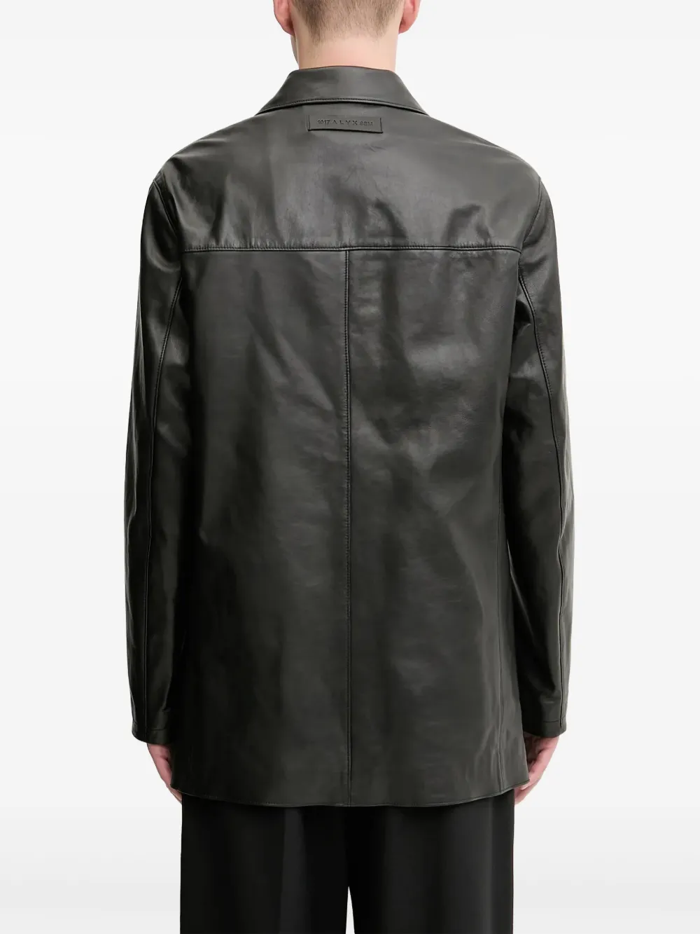 1017 ALYX 9SM Leren jack Zwart