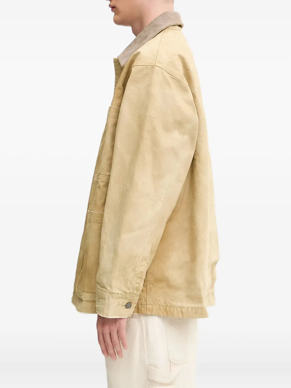1017 ALYX 9SM Jack met suède kraag Beige