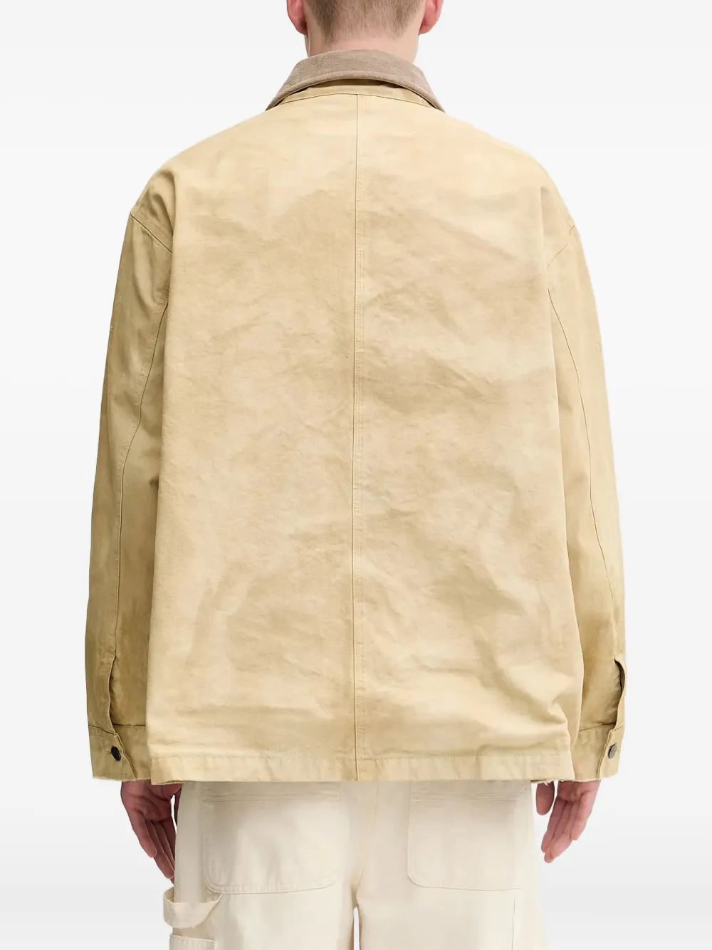 1017 ALYX 9SM Jack met suède kraag Beige