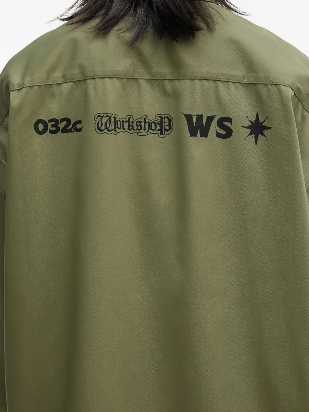 032c Steaming Optional overhemd Groen