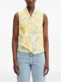 Kenzo Kenzo Peonies sleeveless top - White