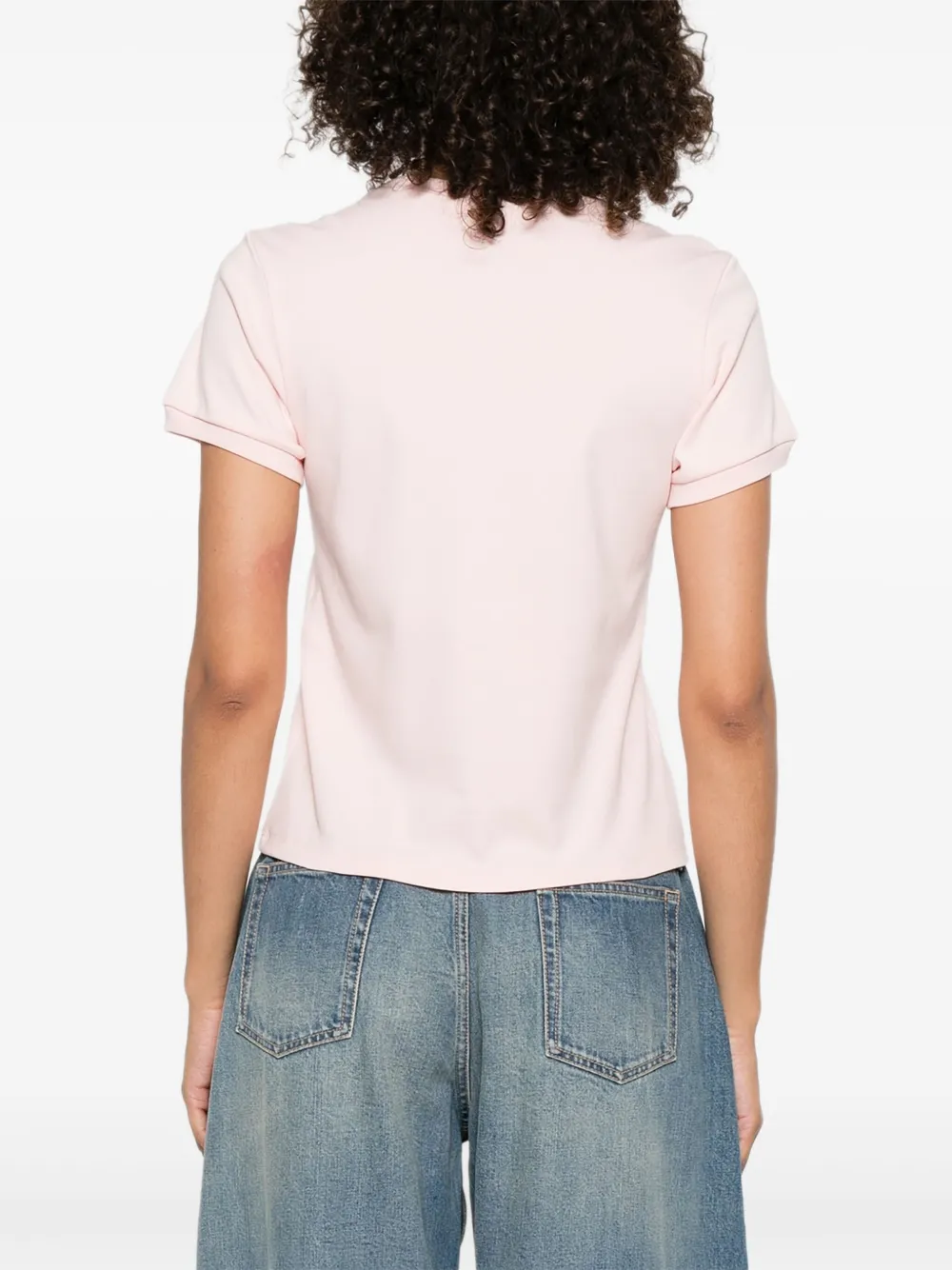 Alexander McQueen T-shirt met ronde hals Roze