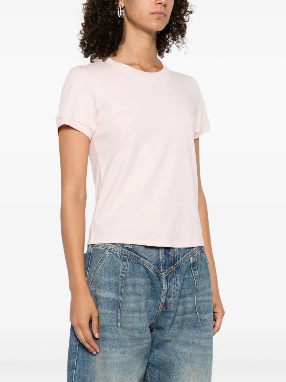 Alexander McQueen T-shirt met ronde hals Roze